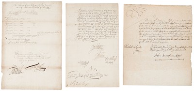 Lot 358 - English Civil War. Pride (Thomas, 1607-1658). Autograph Document Signed, 24th of May 1654