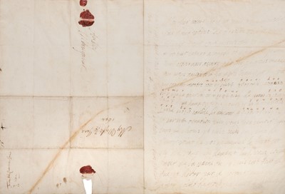 Lot 314 - Henrietta Maria of France (1609-1669). Autograph Letter in French, partly in cipher, 7/17 June 1642