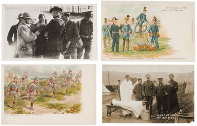 Lot 187 - Military Postcards. A group of 67 vintage military postcards, pre-1920
