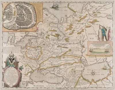 Lot 56 - Russia. Blaeu (W. J.), Tabula Russiae ex autographo..., circa 1650