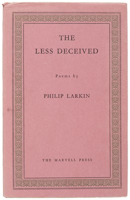 Lot 731 - Larkin (Philip).The Less Deceived, 1st edition, 1955