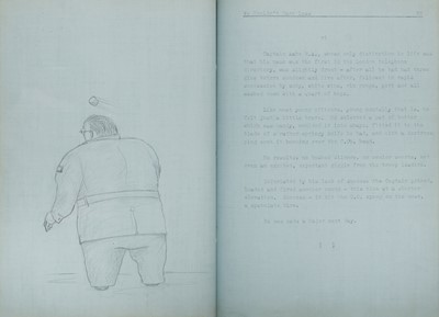 Lot 352 - Comic Artillery Manuscripts. Two comic manuscripts on artillery, Deolali, India, 1946