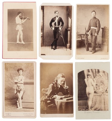 Lot 123 - Cartes de Visite. A collection of approximately 350 cartes de visite, c. 1860s