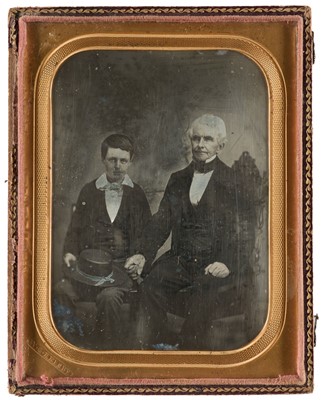 Lot 128 - Cased Images. A group of 15 cased images, c. 1850s/1870s