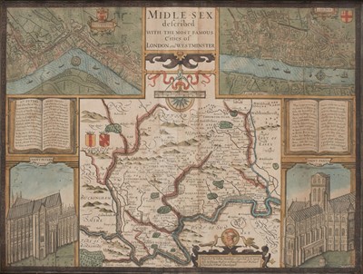 Lot 49 - Middlesex. Speed (John), Midle-Sex described, [1676]