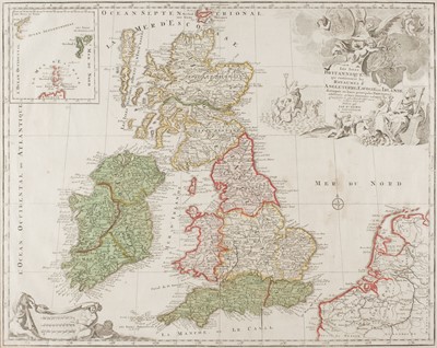 Lot 48 - Maps, prints & atlases. A mixed collection of approximately 40 items, 17th - 20th century