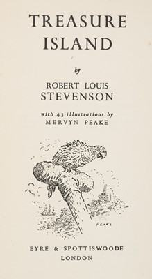 Lot 748 - Peake (Mervyn, illustrator). Treasure Island, uncorrected proof, 1949
