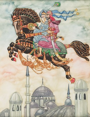 Lot 626 - Dominguez (Ángel, 1953-2021). Las Mil y una Noches [Arabian Nights], circa 2006, watercolour