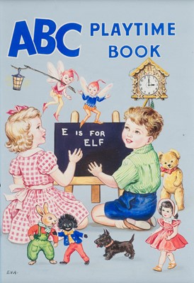 Lot 619 - Abbott (E.V., 1899-1980). ABC Playtime Book, original illustration, 1950, watercolour and others