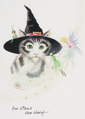 Lot 638 - Woodruff (Una, 1951-). Catwitch, 1983, pen, ink and watercolour
