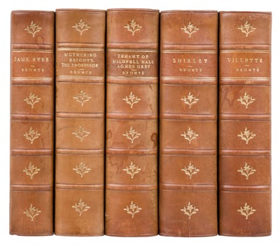 Lot 407 - Brontë (Anne, Charlotte, Emily). The Novels of the Sisters Brontë, 10 volumes bound in 5, 1905