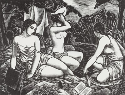 Lot 664 - Fleece Press. Baigneuses, & Surreal Times, Fleece Press, 1995/2000