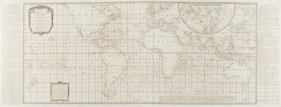 Lot 87 - World. Mountaine (William & James Dodson), A Correct Chart of the Terraqueous Globe..., 1794