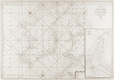 Lot 38 - Ireland. Van Loon (H.), Carte Generale des Costes D'Irlande..., circa 1730