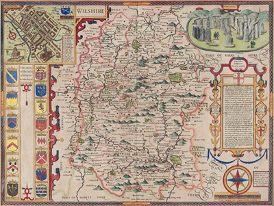 Lot 86 - Wiltshire. Speed (John), Wilshire, circa 1614