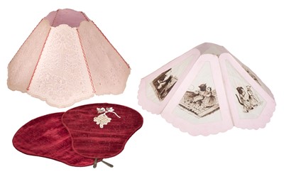 Lot 644 - Optical Toy. Six pen & ink drawings of cats forming a shade for illumination, circa 1870s