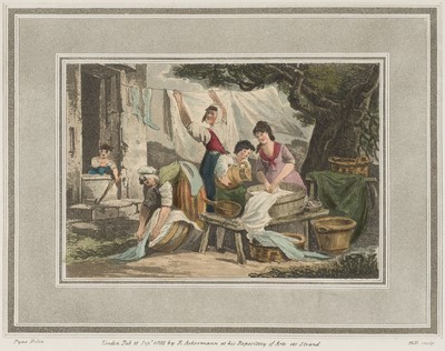 Lot 349 - Pyne (William Henry). Four Plates Groups of Figures, [1800]