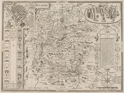 Lot 85 - Wiltshire. Speed (John), Wilshire, 1st edition, John Sudbury & G. Humble, [1611]