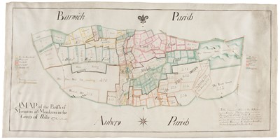 Lot 27 - Estate Plan. Smith (J.), A Map of the Parish of Mounton ats Monkton..., 1772