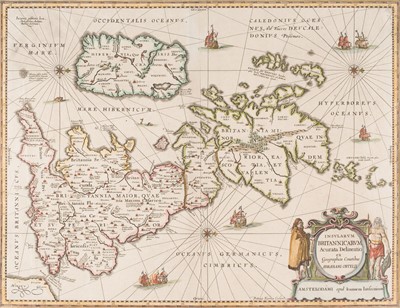 Lot 8 - British Isles. Jansson (Jan & Ortelius Abraham), Insularum Britannicarum Acurata..., circa 1646