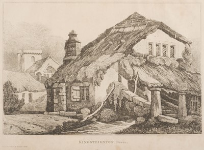 Lot 347 - Prout (Samuel). Etchings of Cottages. Village Scenery, Ruins, Bridges, [circa 1820], and other two