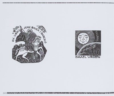 Lot 663 - Diví (Oriol Maria). ex-libris, 2011, Forsbeg (Lennart). Burin, Box, and Board, 2006, & others