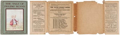 Lot 600 - Potter (Beatrix). The Tale of Pigling Bland, 1st edition, 1913