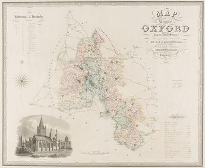 Lot 33 - Greenwood (C & J). A collection of 16 county maps, circa 1830