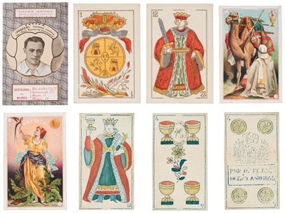 Lot 558 - Spanish playing cards. Non-standard pattern, Madrid: Francisco Ocejo, 1845, & 4 others