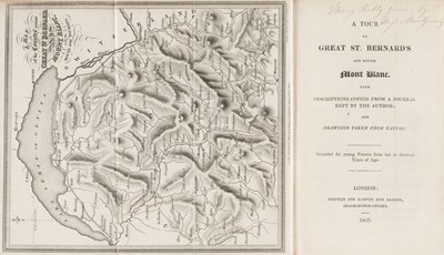 Lot 502 - Harvey and Darton (publishers). A Tour to Great St. Bernard's and round Mont Blanc, 1827