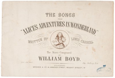Lot 524 - Dodgson (Charles Lutwidge, 'Lewis Carroll'). The Songs From "Alice's Adventures ', 1st edition, 1870