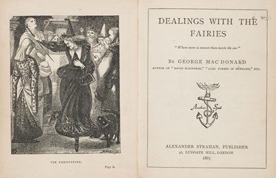 Lot 528 - MacDonald (George). Dealings with the Fairies, 1st edition, London: Alexander Strahan, 1867