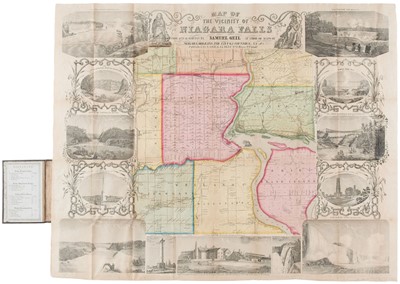 Lot 51 - Niagara Falls. Geil (Samuel), Map of the Vicinity of Niagara Falls..., 1853