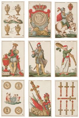 Lot 556 - Spanish playing cards. Four Empires design, Clemente Roxas, Madrid, circa 1805