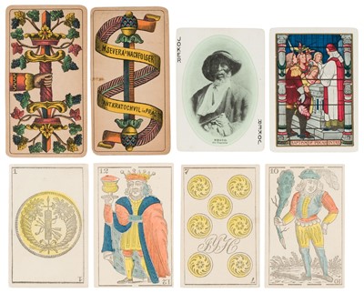 Lot 562 - Worldwide playing cards. Spanish-suited deck, U.S.A., Philadelphia, Humphreys, c. 1816, & 171 others