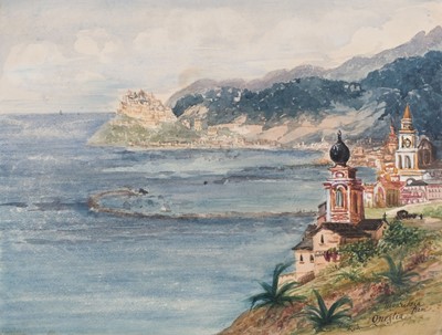 Lot 155 - Watercolour Album. An album of watercolours and photographs by Elizabeth Wynter, 1799-1881