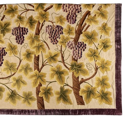Lot 416 - An Art Nouveau embroidered hanging by Lucie Zelie Durnford.