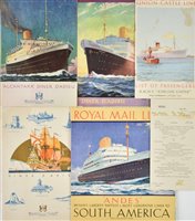 Lot 316 - Shipping Menus.