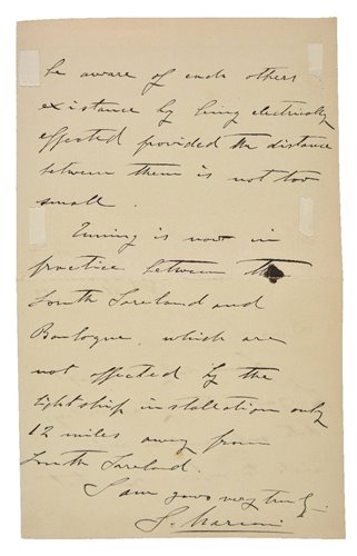 Lot 310 - Marconi, Guglielmo, 1874-1937